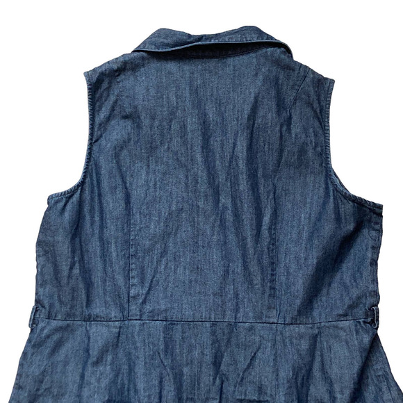 Boden Blue Denim Mini Dress - Picture 4 of 10